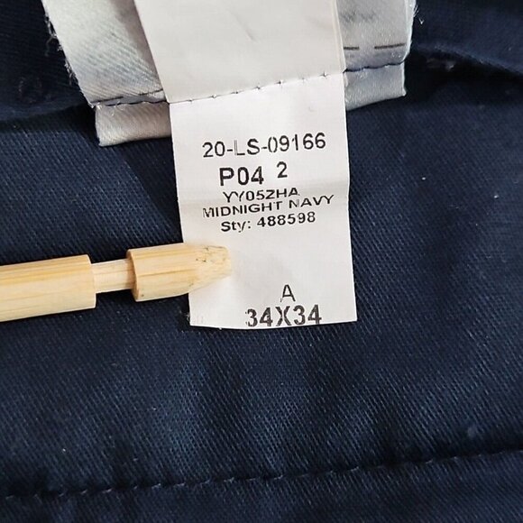 Banana Republic Pant W34xL34 Slim Navy Smart-Weight Performance Wool Blend - Picture 9 of 16